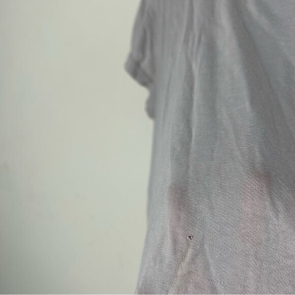 Cheap Monday Holly Tee T-Shirt Boxy Flowy Cropped Sheer Lightweight Size XS - Picture 12 of 14